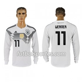 Camisetas Alemania Werner 11 Primera Equipacion Mundial 2018 Manga Larga